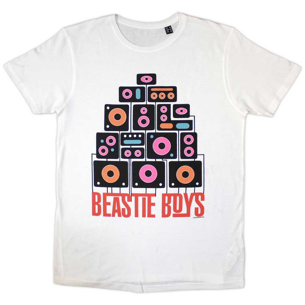 The Beastie Boys Unisex T-Shirt Tape White (S)