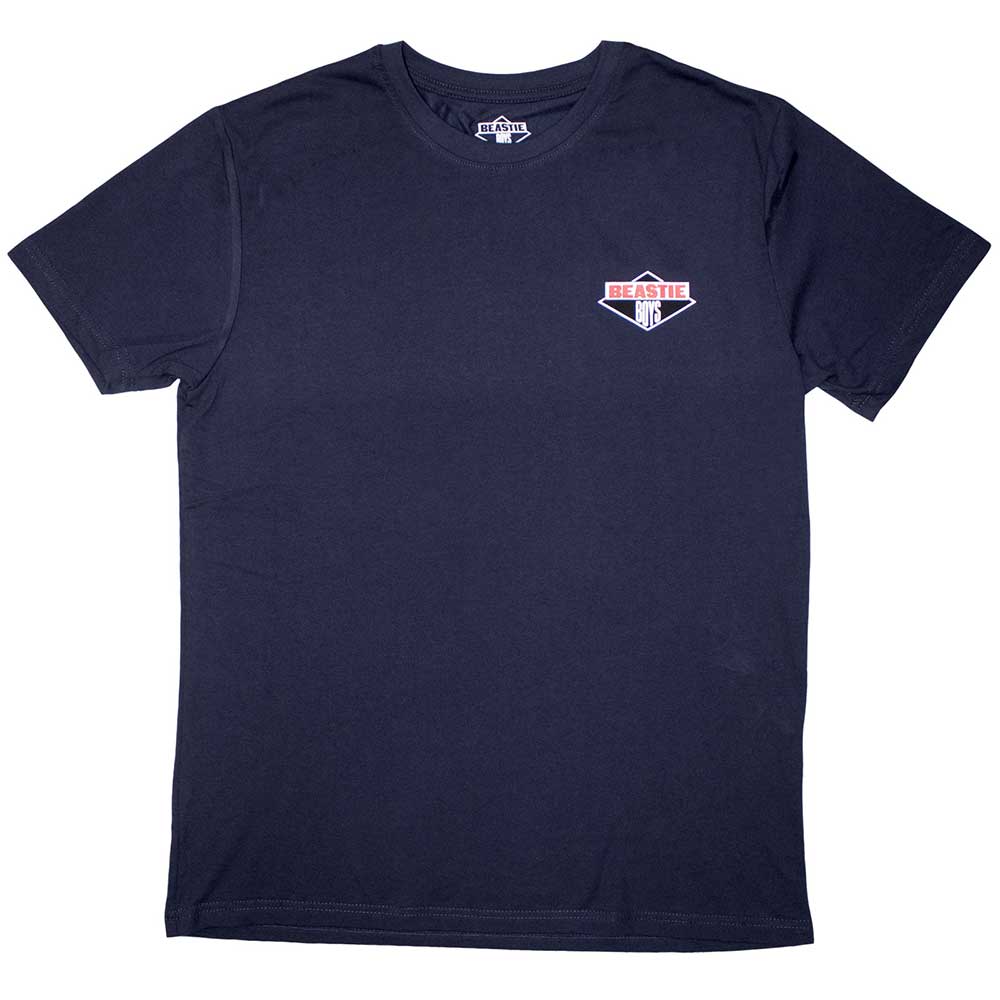 The Beastie Boys Unisex T-Shirt Mini Diamond Logo Blue (L)