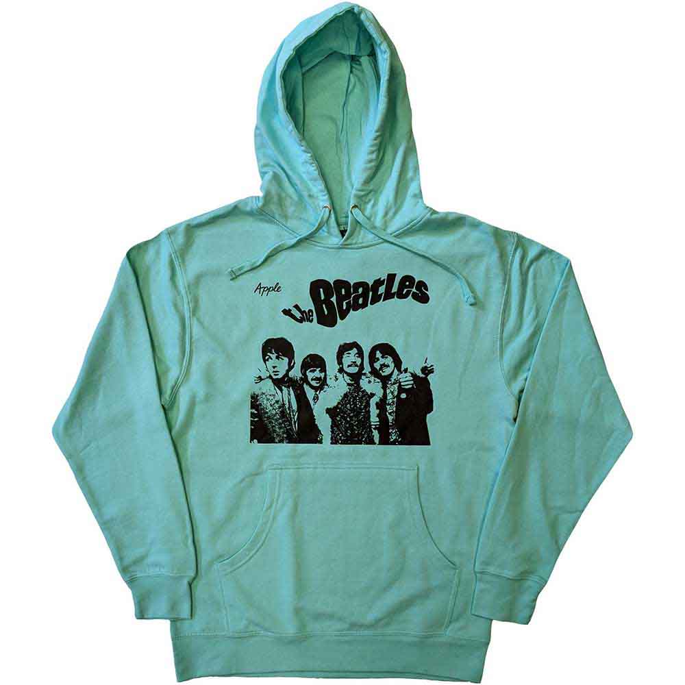 The Beatles Unisex Pullover Hoodie Don't Let Me Down Green (L)