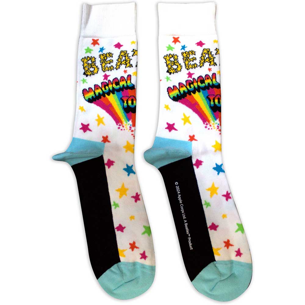 The Beatles Unisex Ankle Socks Magical Mystery Tour White (UK Size 7-11)