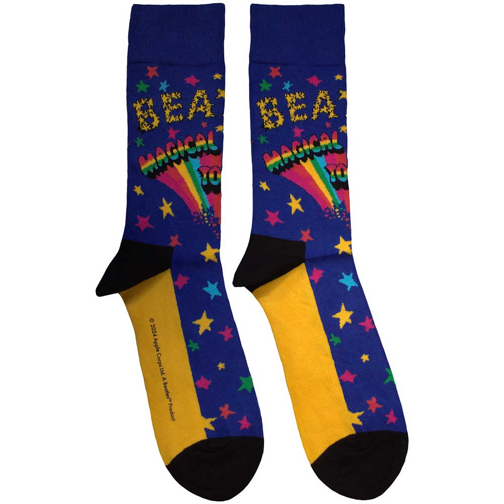 The Beatles Unisex Ankle Socks Magical Mystery Tour Blue (UK Size 7-11)