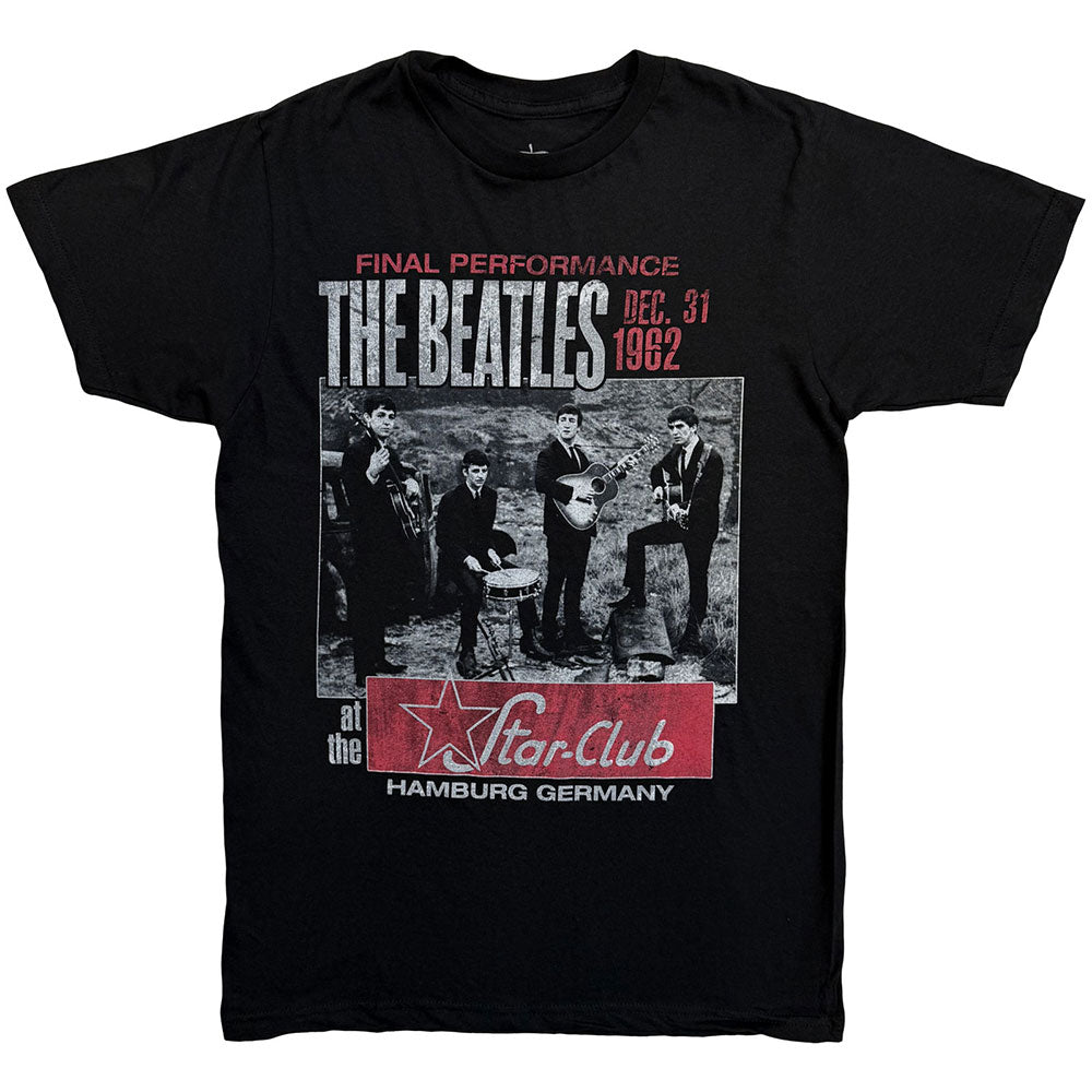 The Beatles Men's T-Shirt Star Club Hamburg Black (XXL)