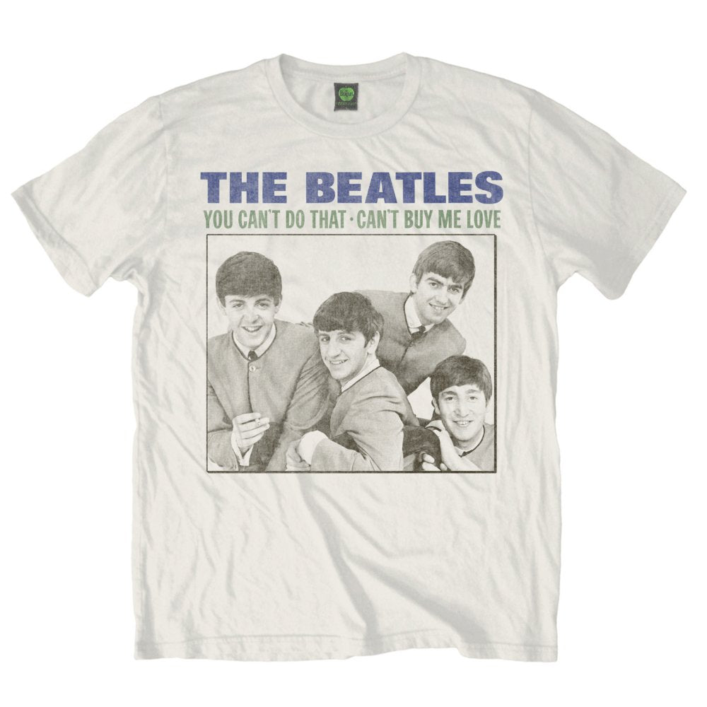 The Beatles Men's T-Shirt You can't do that White (L)