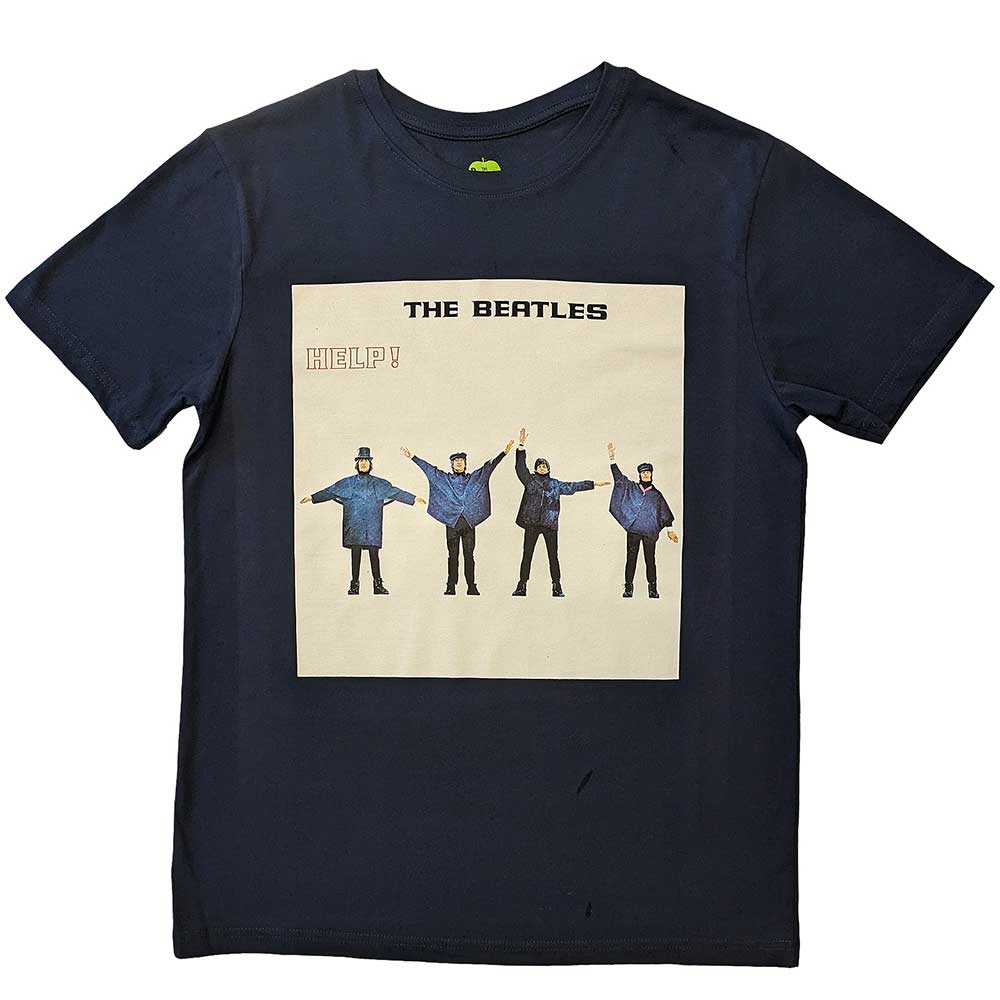 The Beatles Unisex T-Shirt Help! Album Cover Blue (M)