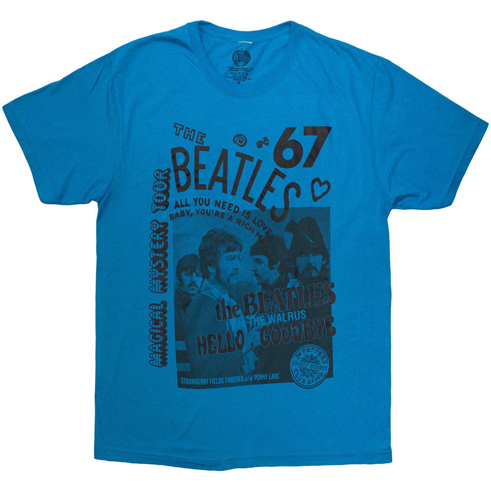 The Beatles Unisex T-Shirt 1967 Blue (XL)