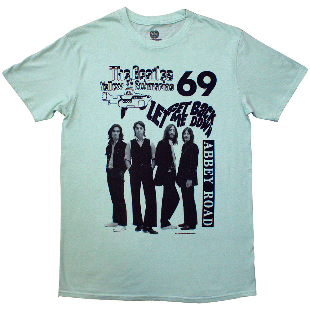 The Beatles Unisex T-Shirt 1969 Green (M)