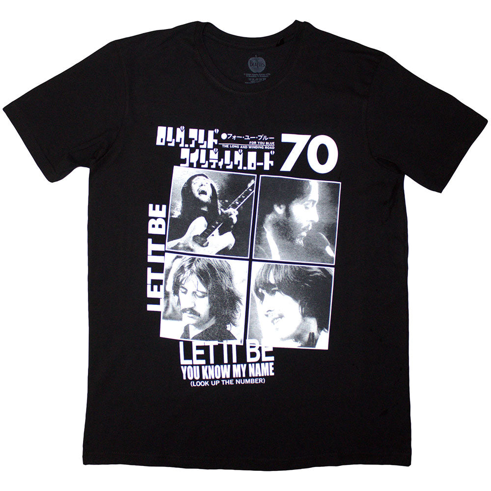 The Beatles Unisex T-Shirt 1970 Black (M)