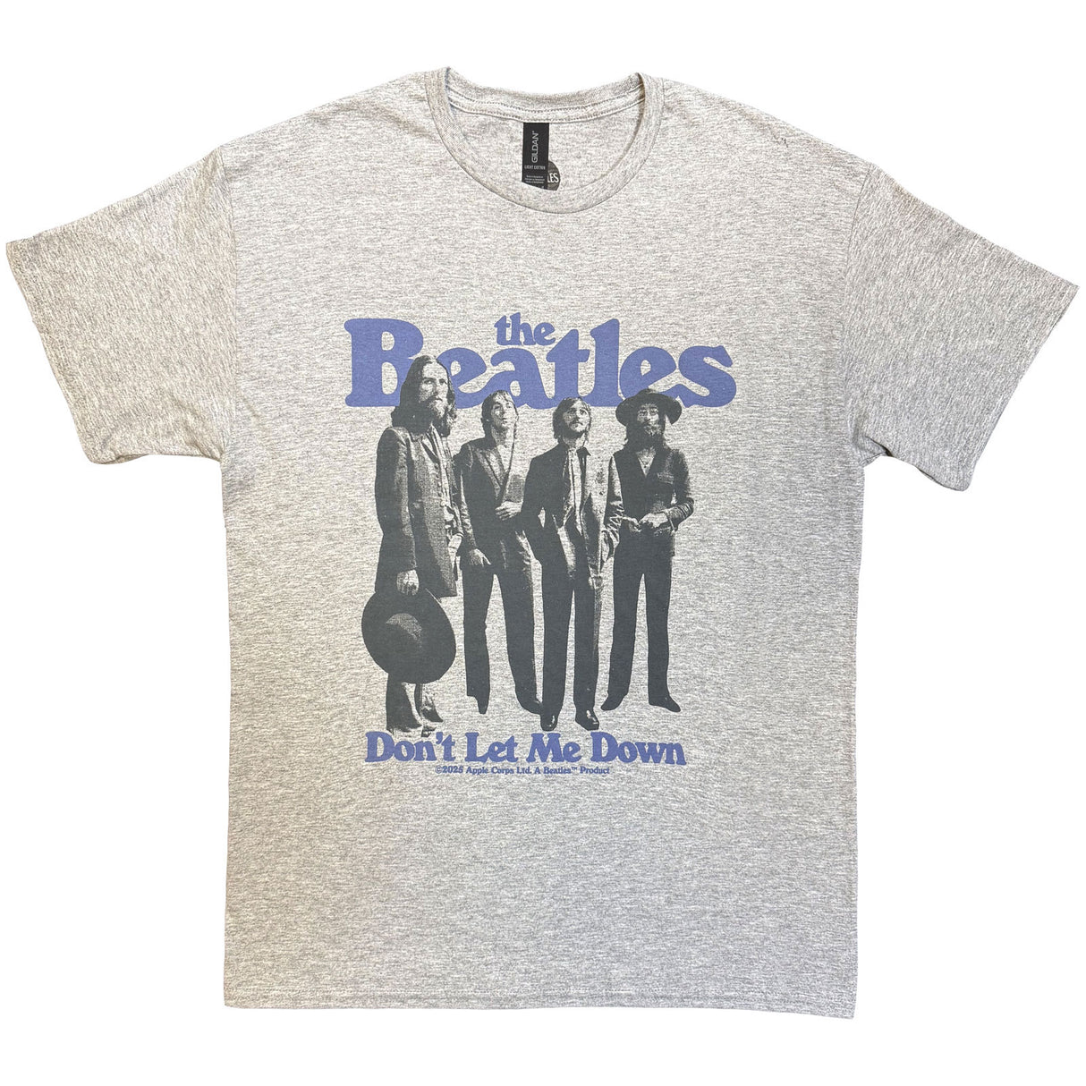 The Beatles Unisex T-Shirt Don't Let Me Down Grey (XXL)