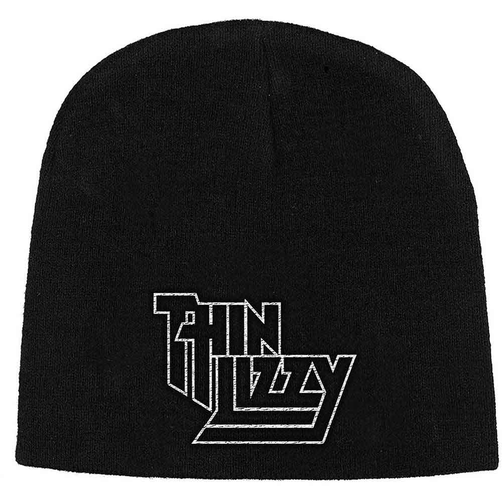 Thin Lizzy Unisex Beanie Hat Logo Black