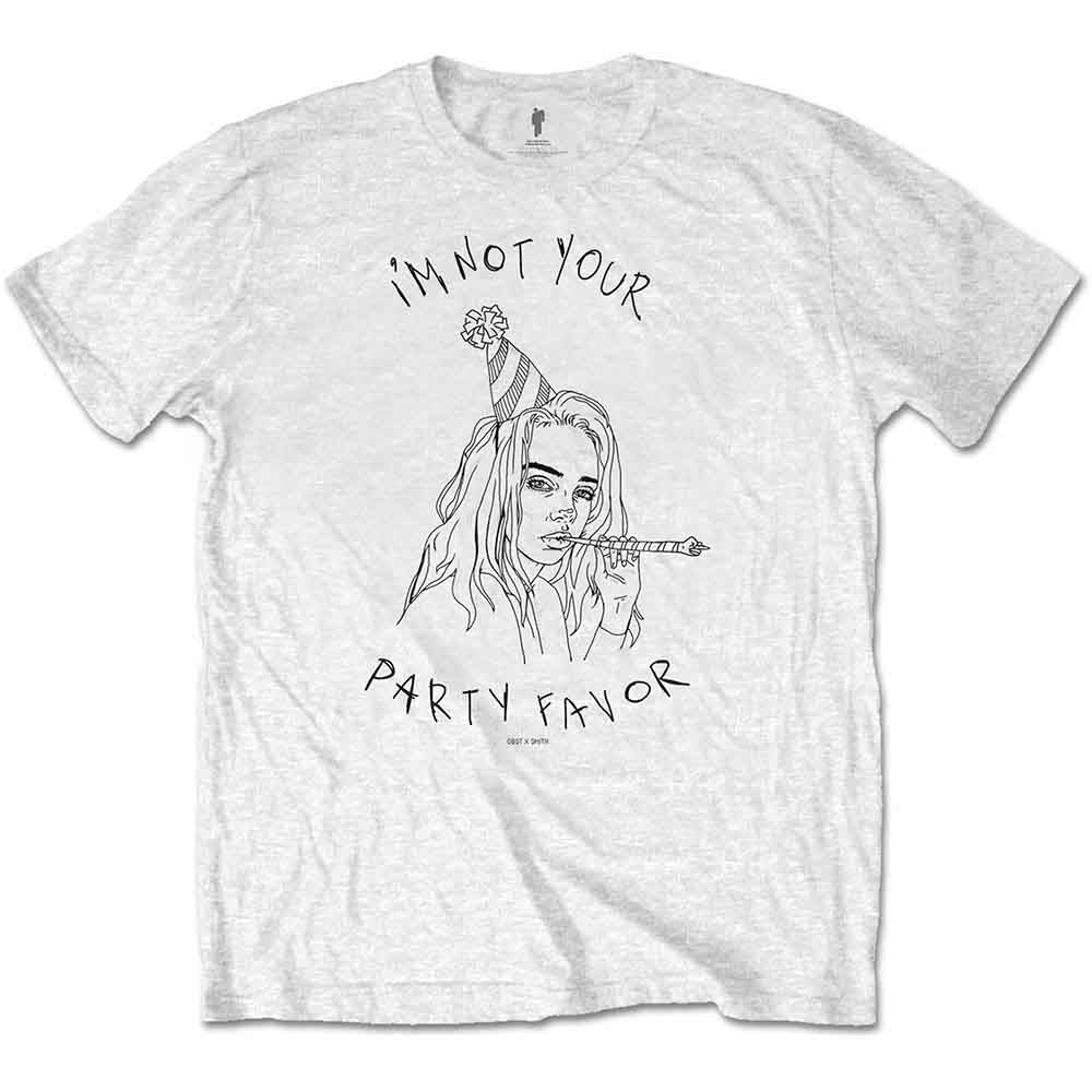 Billie Eilish Unisex T-Shirt Party Favour White (M)