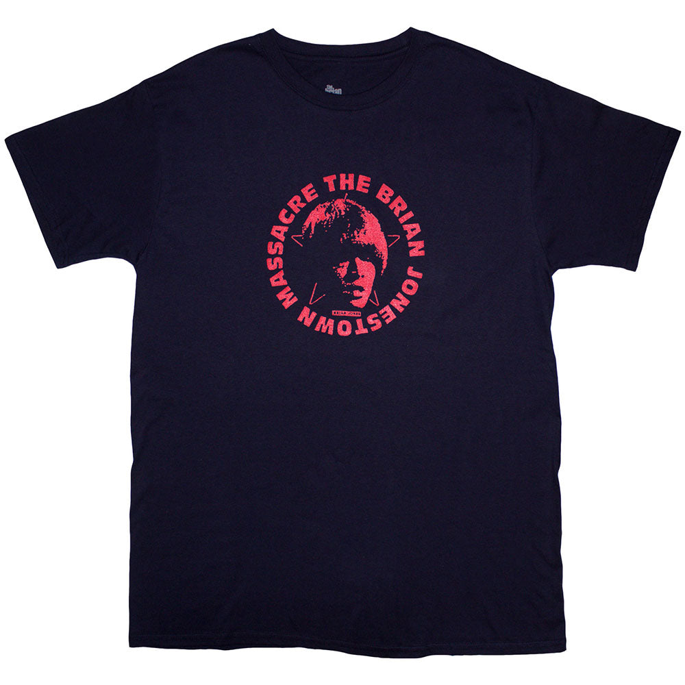 The Brian Jonestown Massacre Unisex T-Shirt Logo Navy Blue (M)