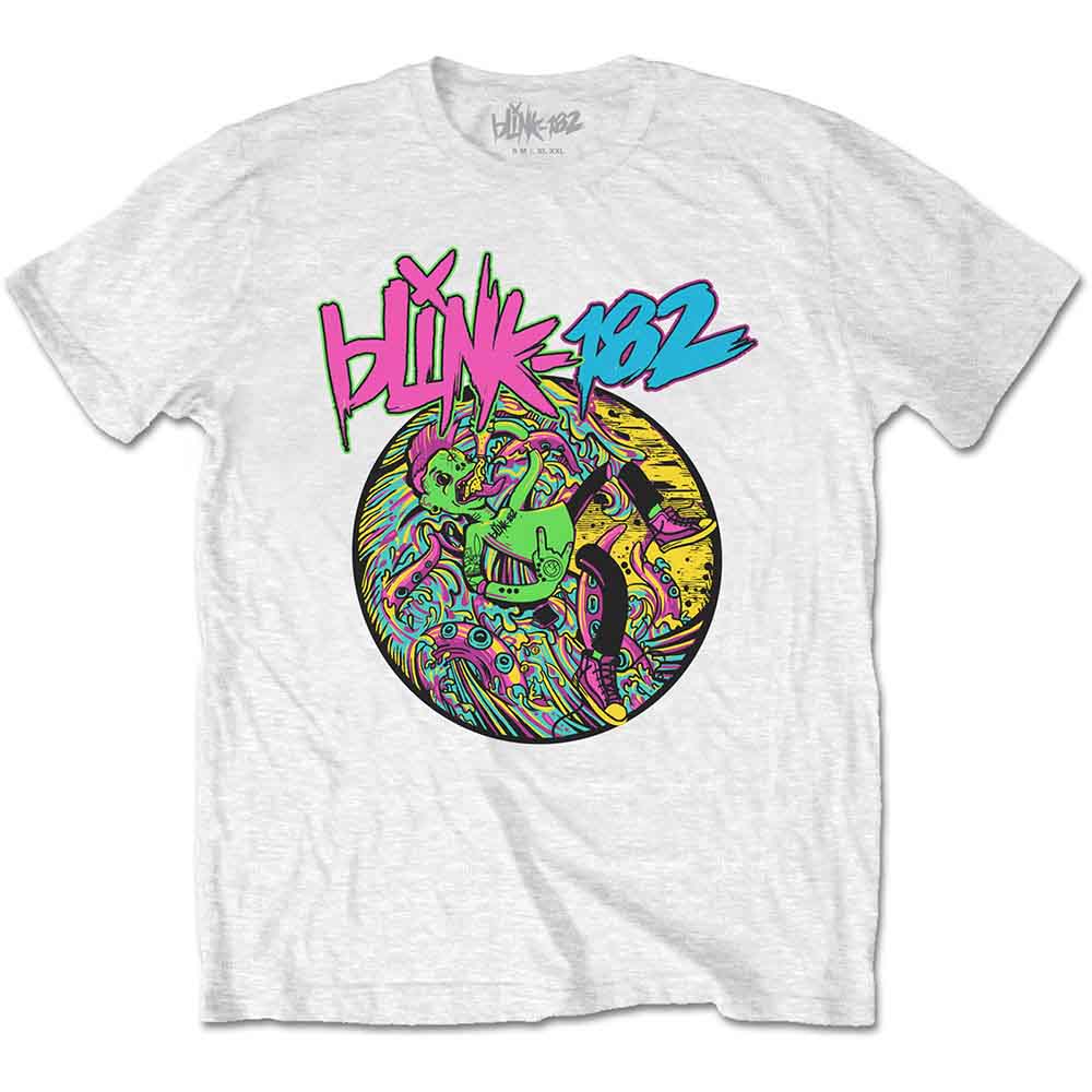 Blink-182 Unisex T-Shirt Overboard Event White (XXL)