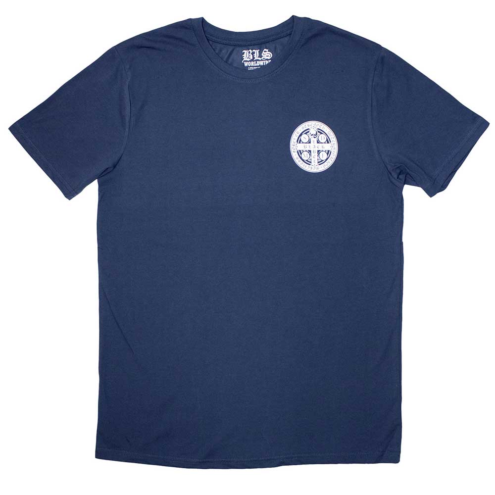 Black Label Society Unisex T-Shirt Mini SDMF Emblem Blue (L)