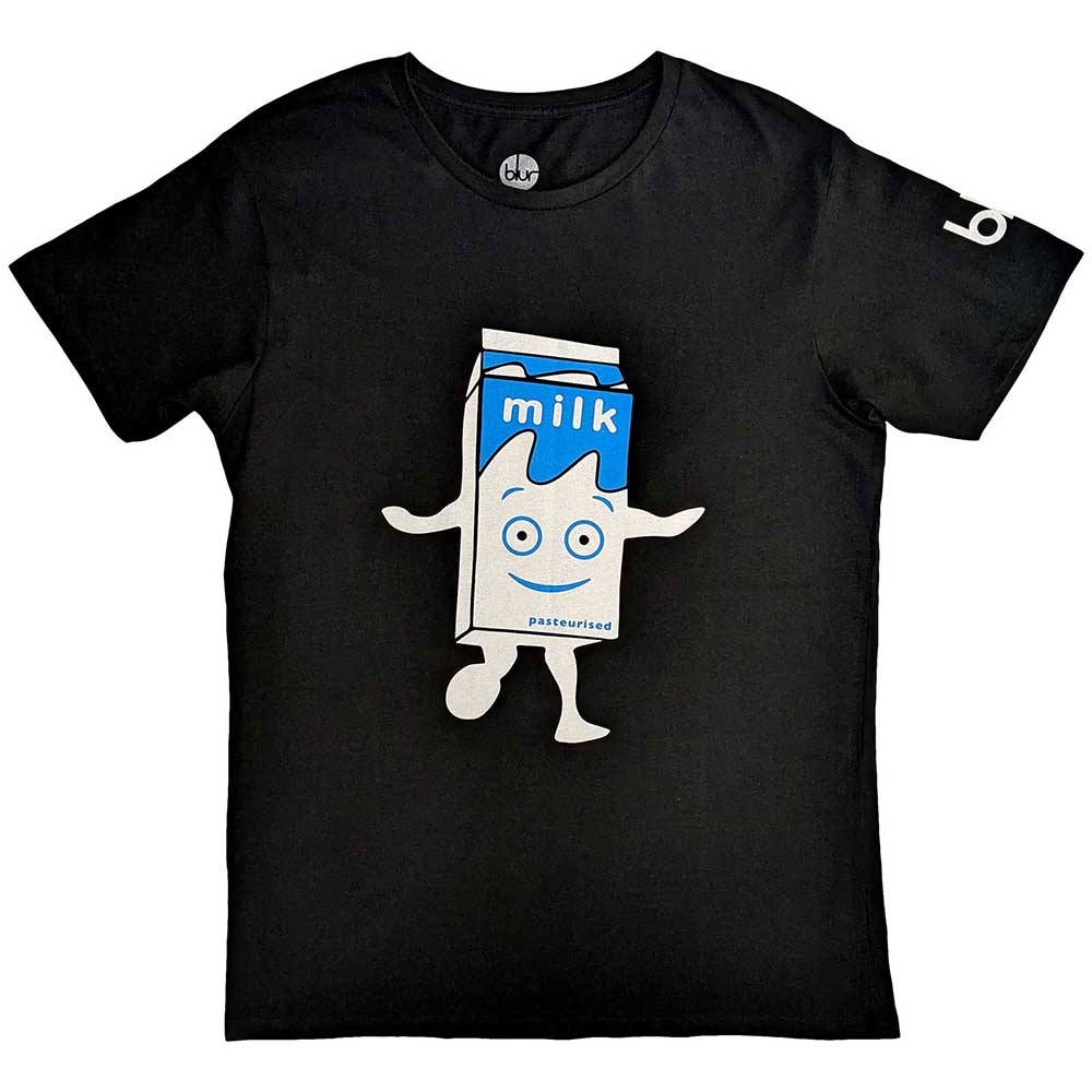 Blur Unisex T-Shirt Milky (Sleeve Print) Black (XXL)