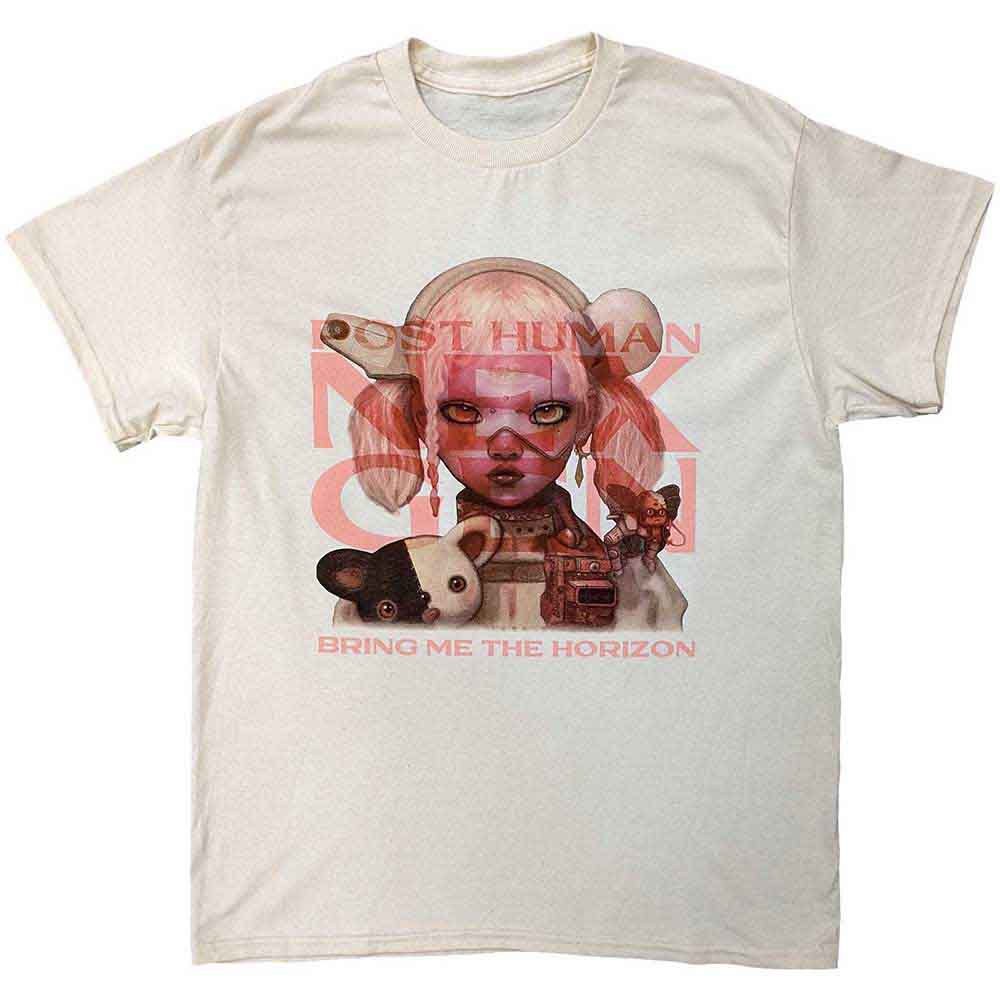 Bring Me The Horizon Unisex T-Shirt Imprint Nex Gen Natural (S)