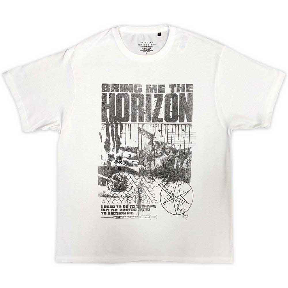 Bring Me The Horizon Unisex T-Shirt Therapy White (S)
