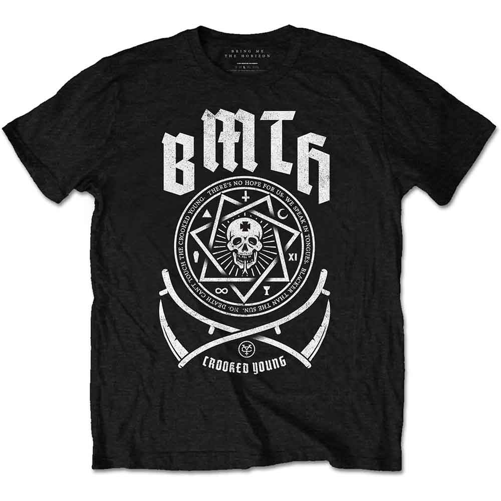 Bring Me The Horizon Men's T-Shirt Crooked Black (M)