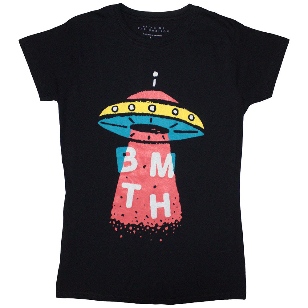Bring Me The Horizon Ladies T-Shirt Alien Black (XL)