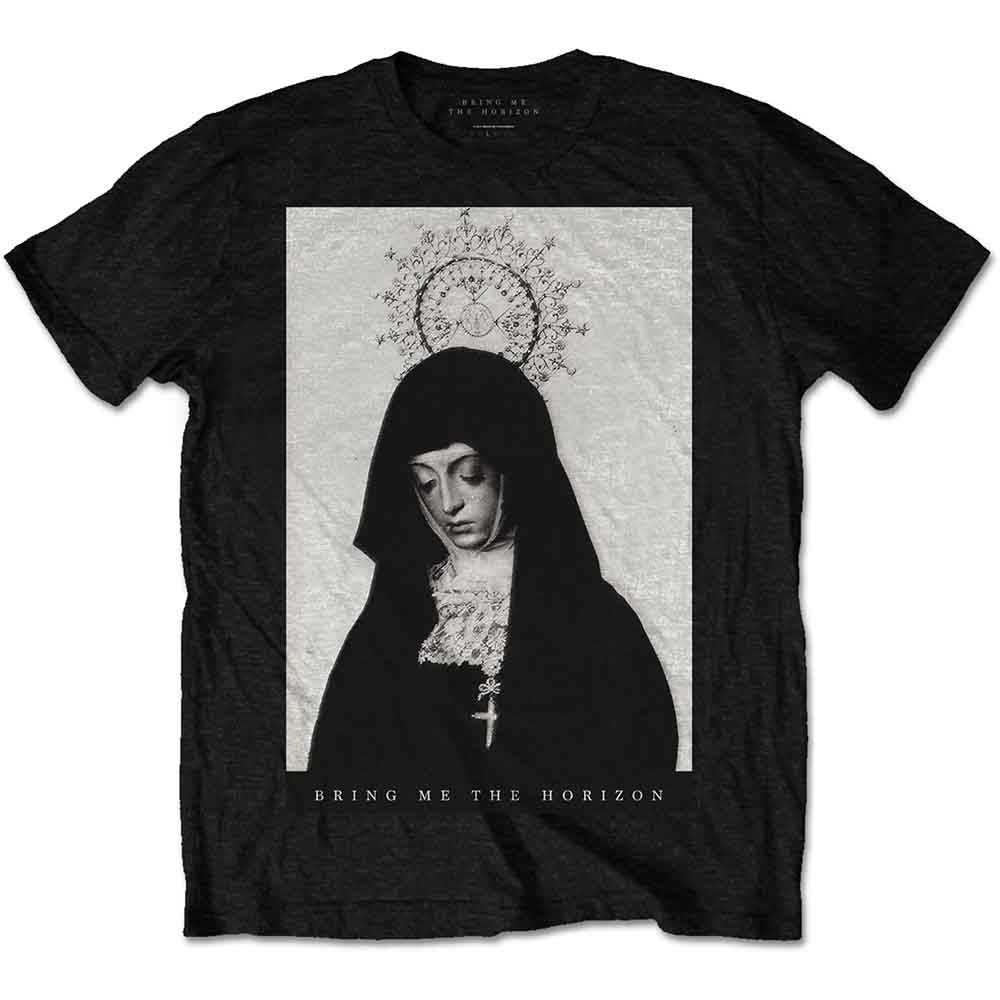 Bring Me The Horizon Men's T-Shirt Nun Black (S)