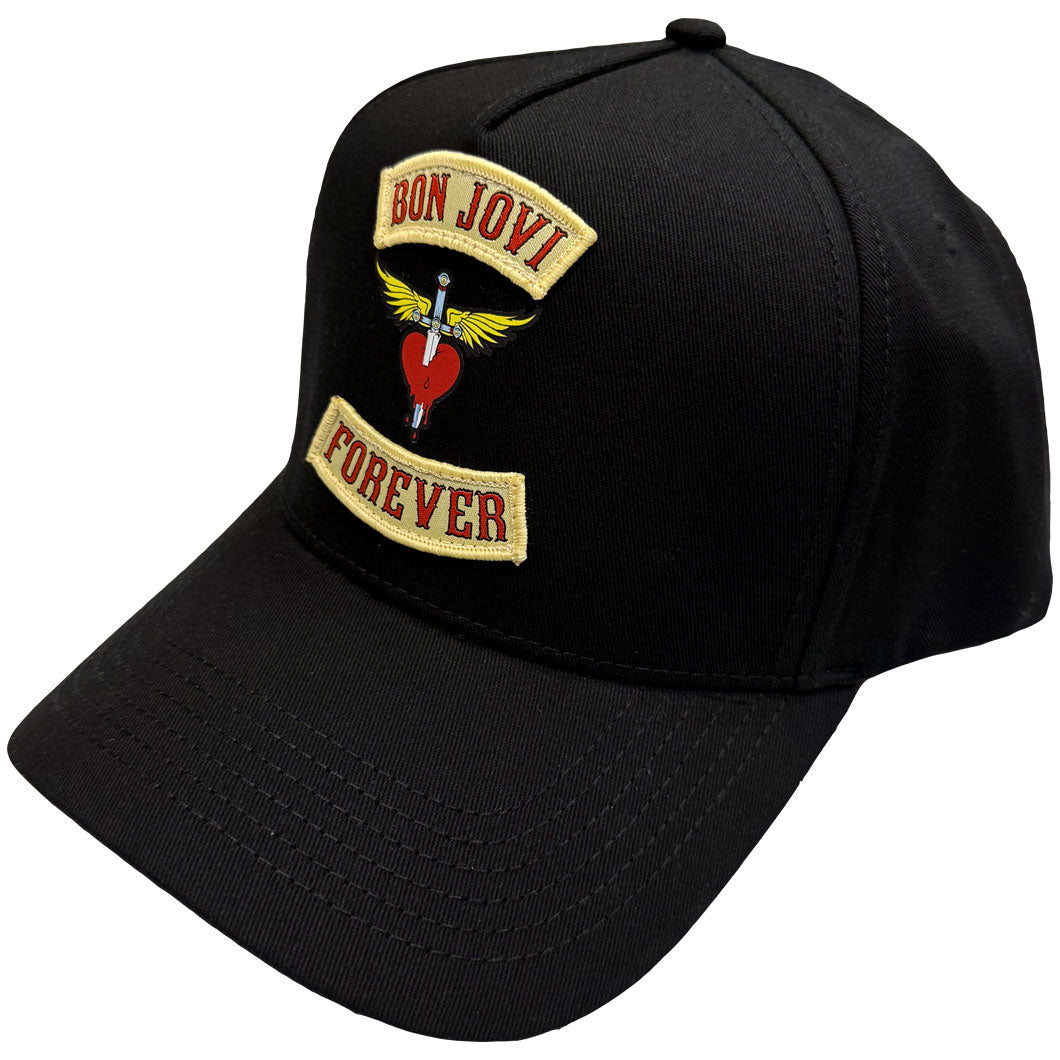 Bon Jovi Unisex Baseball Cap Forever (Black)