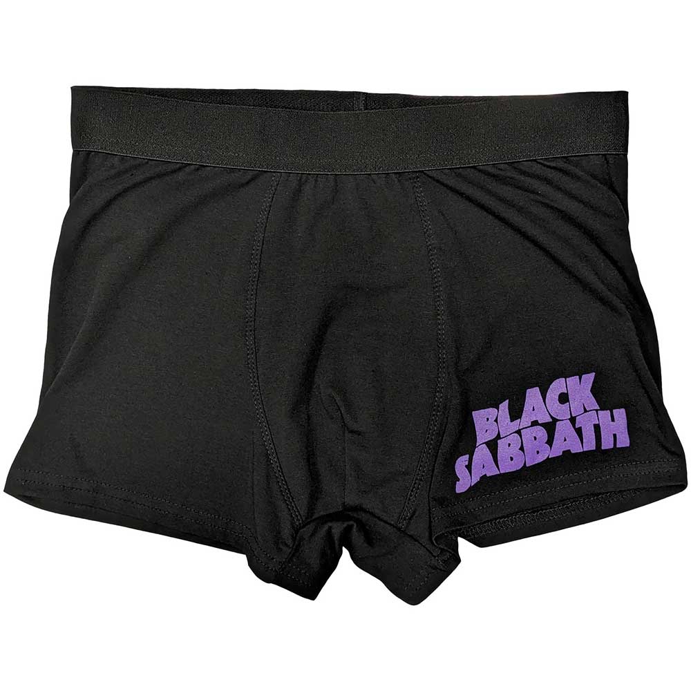 Black Sabbath Unisex Boxers Wavy Logo Black (M)