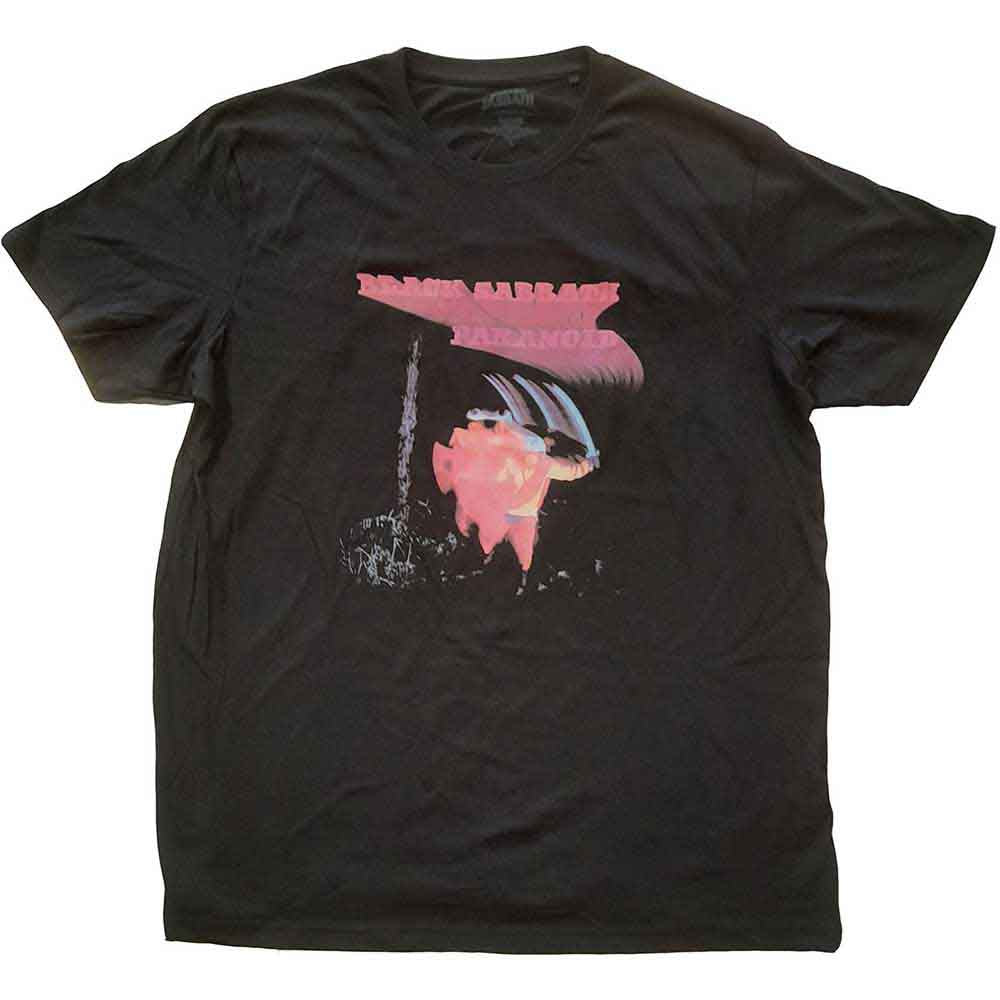 Black Sabbath Men's T-Shirt Paranoid Motion Trails Black (M)
