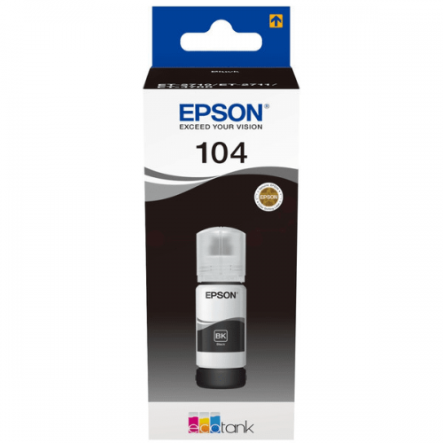 Epson 104 EcoTank Black Ink Bottle 70ml