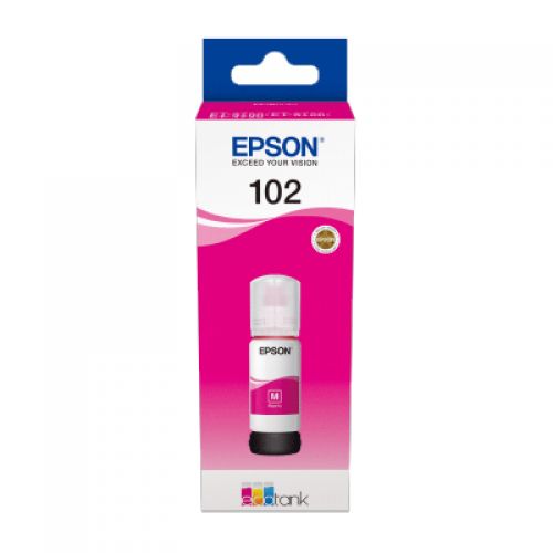 Epson 102 EcoTank Magenta Ink Bottle 70ml