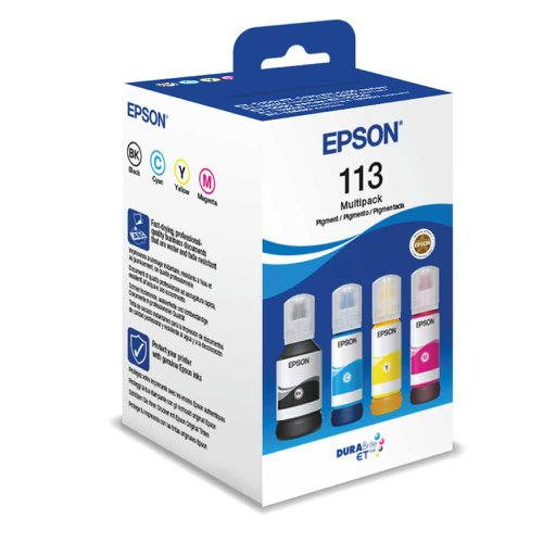 Epson 113 EcoTank Black/CYan/Magenta/Yellow Multipack