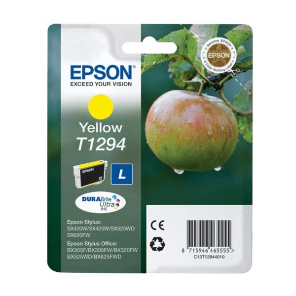 Epson T1294 Apple Yellow Standard Capacity Ink Cartridge 7ml