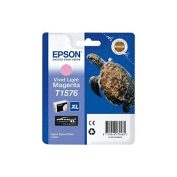 Epson T1576 Turtle Light Standard Capacity Magenta Ink Cartridge 26ml