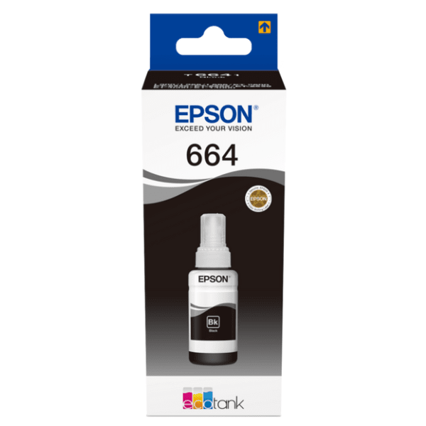 Epson 664 EcoTank Black Ink Bottle 70ml