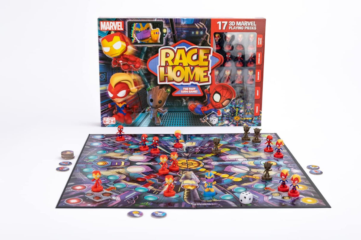 Cartamundi Marvel Avengers Race Home Board Game