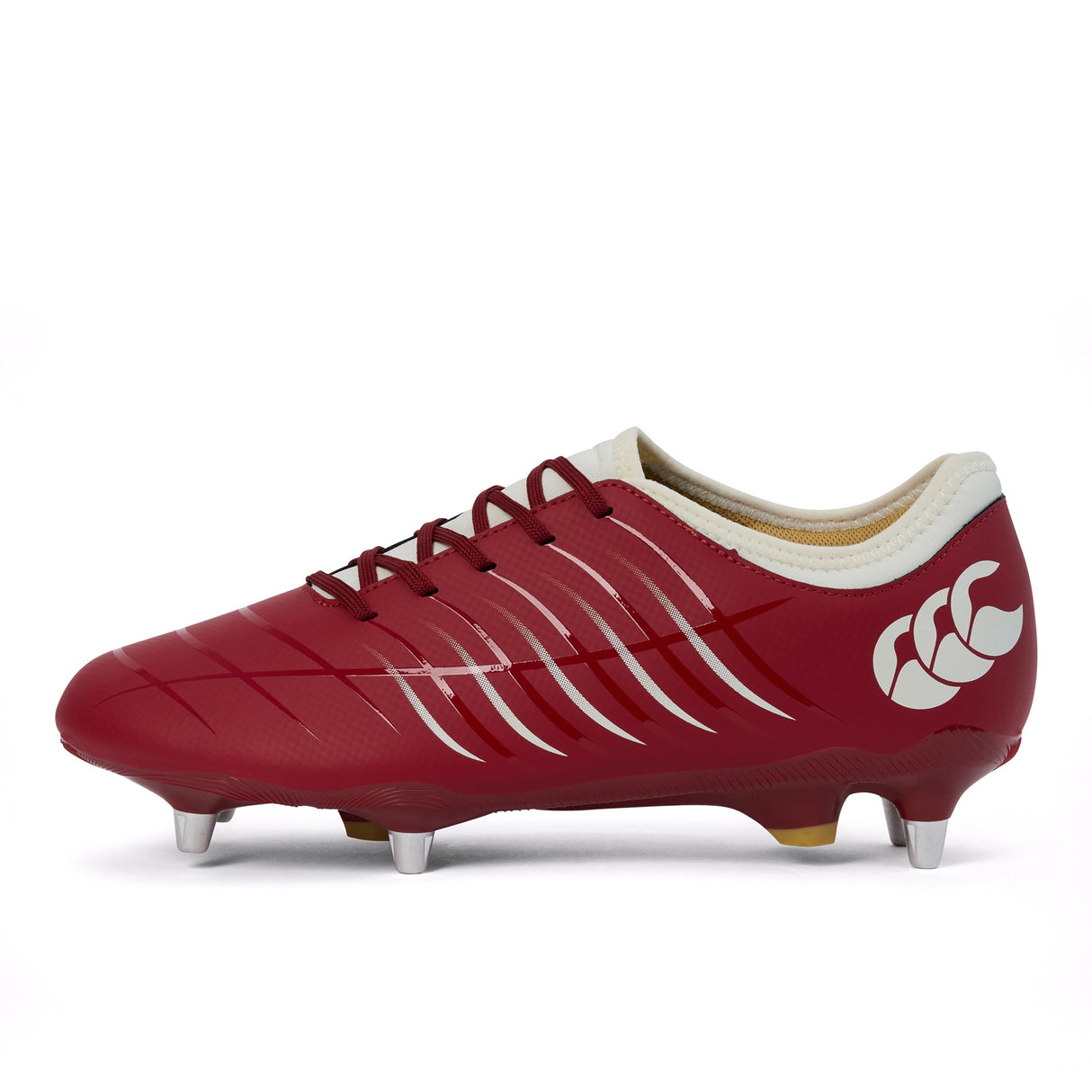 Canterbury Phoenix 2.0 Team SG Rugby Boots Red (UK Size 11)