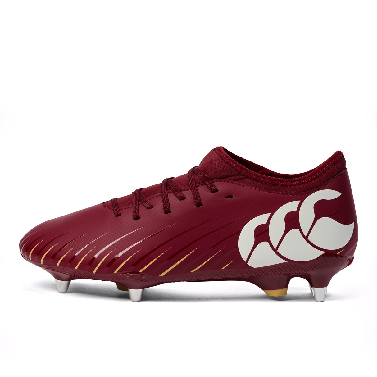 Canterbury Speed Falcon Team SG Rugby Boots Red (UK Size 9)