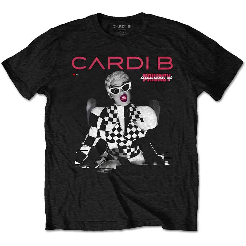 Cardi B Unisex T-Shirt Transmission Black (XXL)