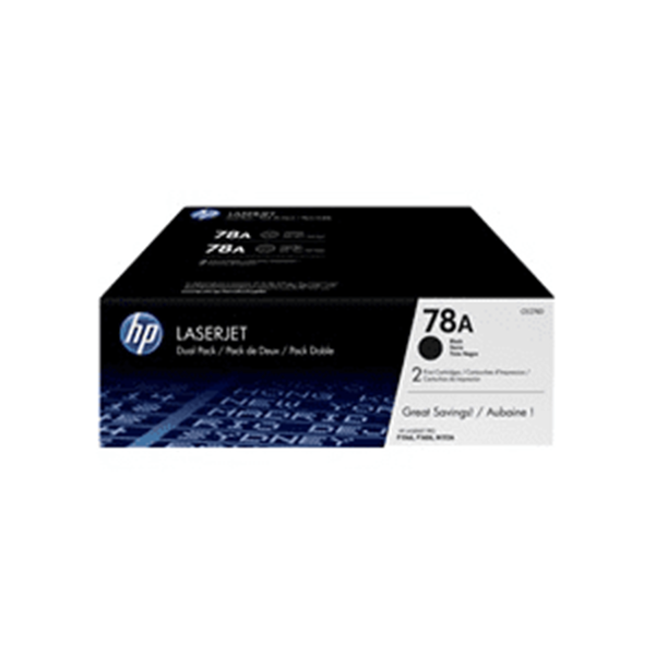 HP 78A Black Standard Capacity Toner for HP LaserJet M1236/P1566/P1606 (Twin Pack)