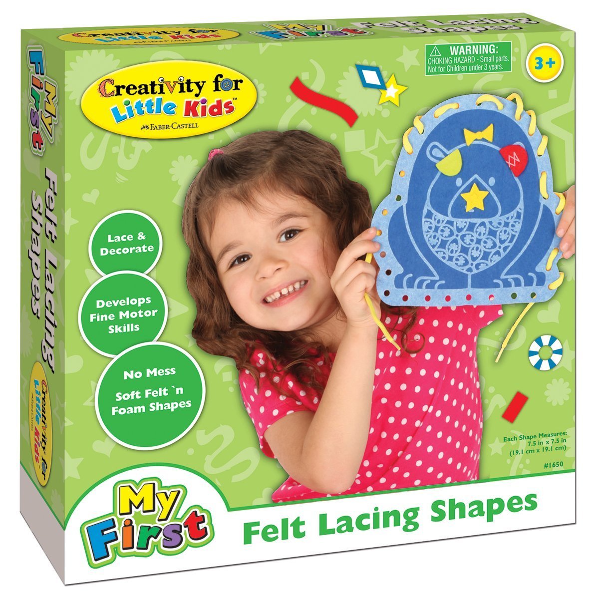 Creativity for Kids My First Felt Lacing Shapes