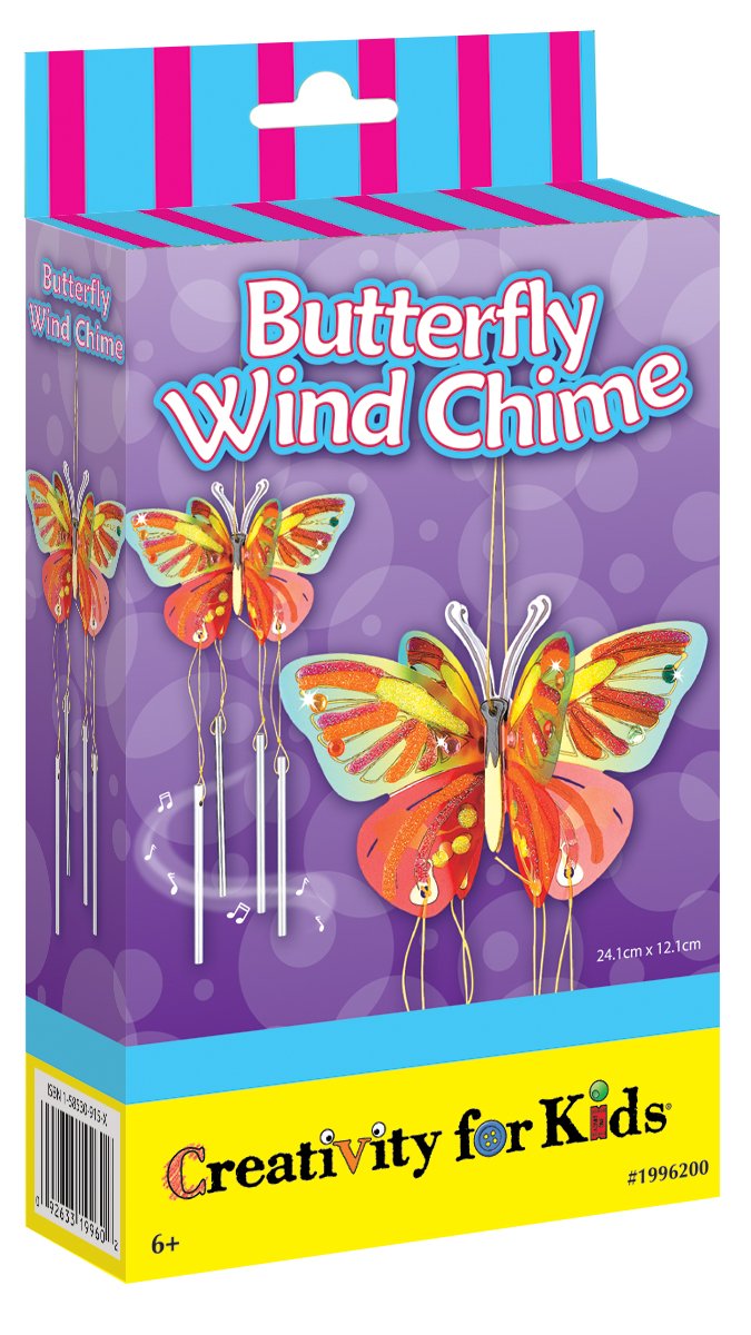 Creativity for Kids Mini Kit Butterfly Wind Chime