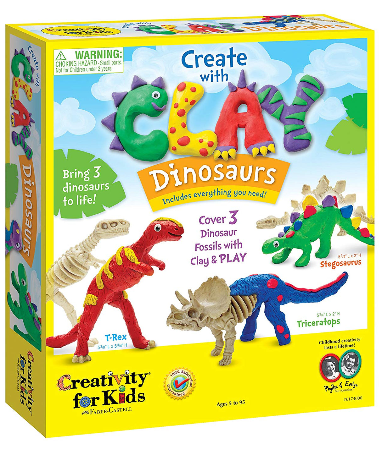 Creativity for Kids Create with Clay Dinosaurs