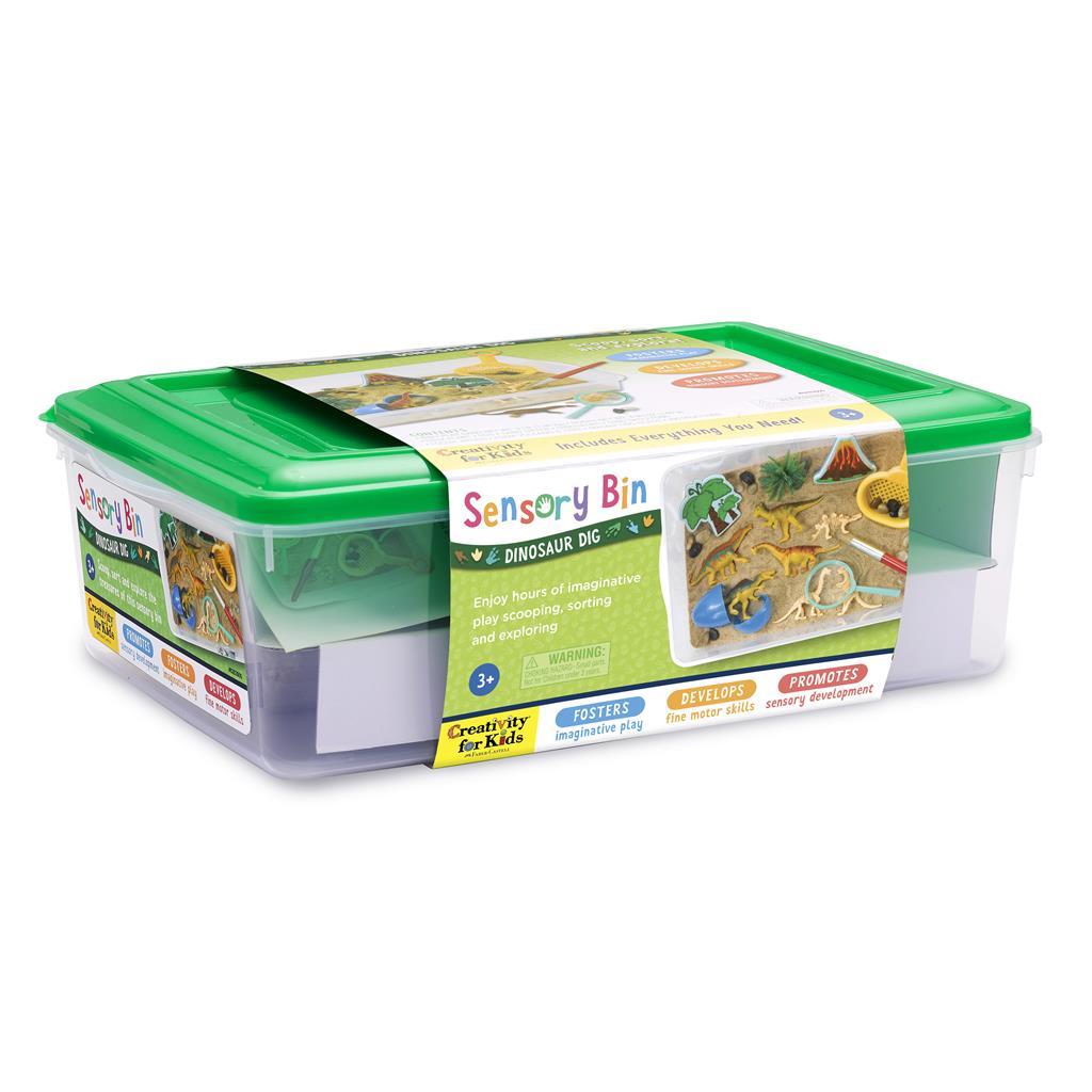 Creativity for Kids Sensory Bin - Dinosaur Dig