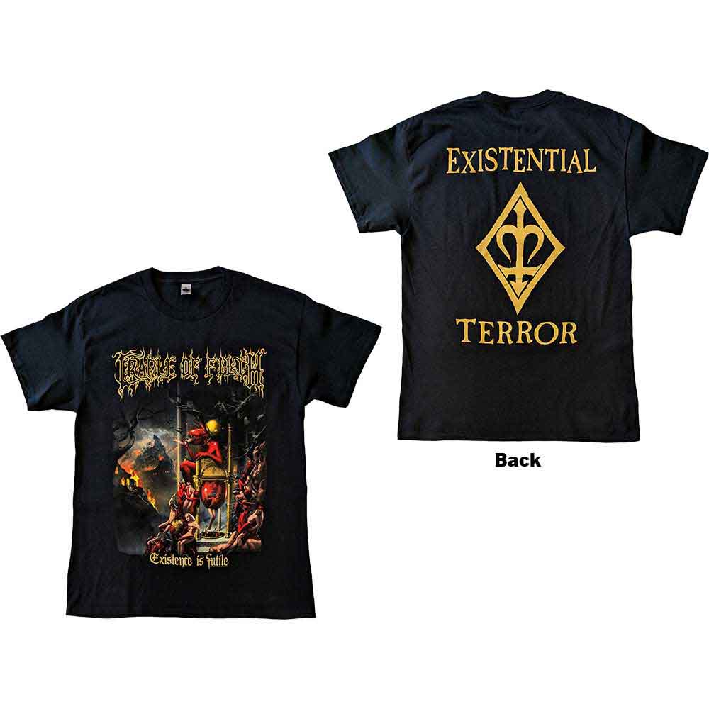 Cradle Of Filth Unisex T-Shirt Existence is Futile Black (XL)