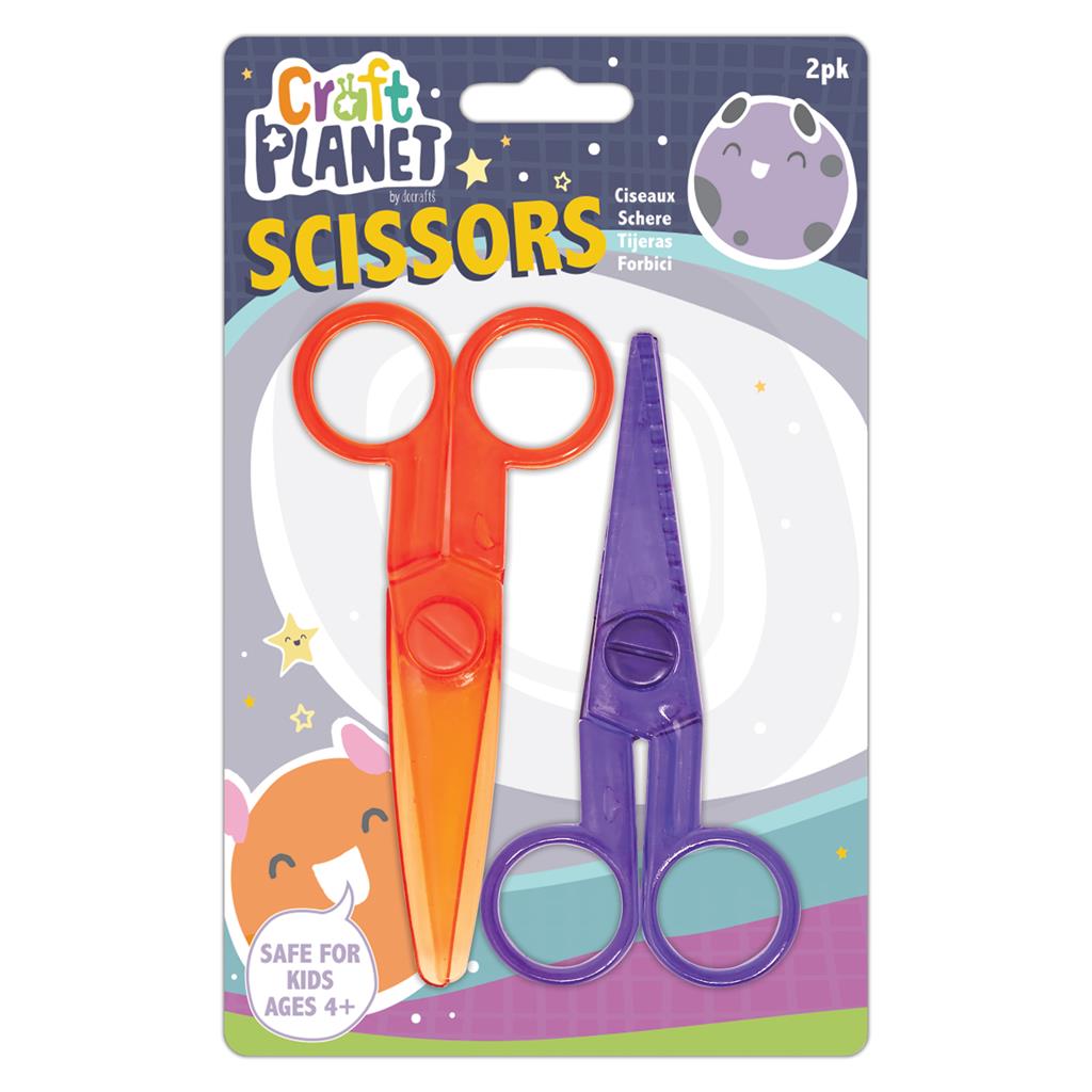 Craft Planet Kids Scissors (2pk)