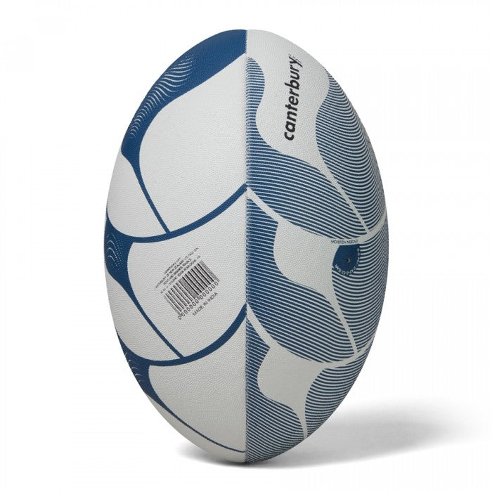 Canterbury Thrillseeker Play Rugby Ball White/Blue (Size 5)