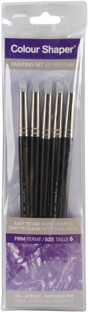 Colour Shaper Firm Painting Set Size 6 (5pk)