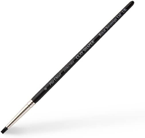 Colour Shaper Flat Chisel Clay Black Tip Size 0