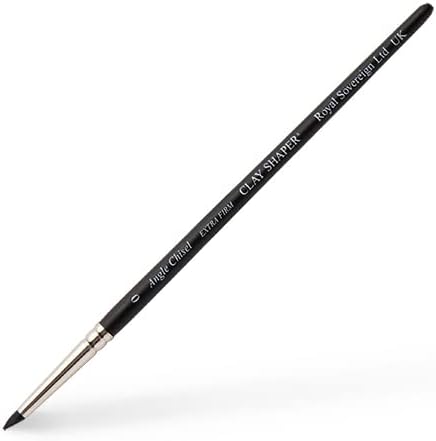 Colour Shaper Angle Chisel Clay Black Tip Size 0