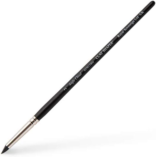 Colour Shaper Angle Chisel Clay Black Tip Size 2