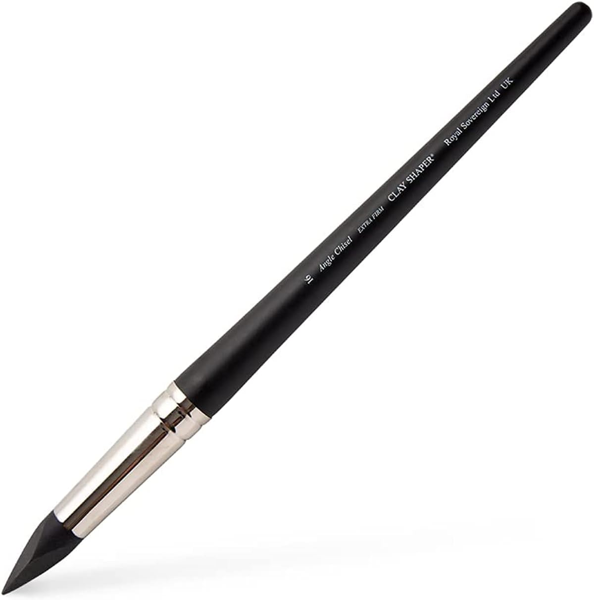 Colour Shaper Angle Chisel Clay Black Tip Size 16