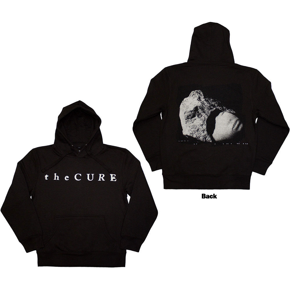 The Cure Unisex Pullover Hoodie Songs Of A Lost World Logo (Back) Black (M)
